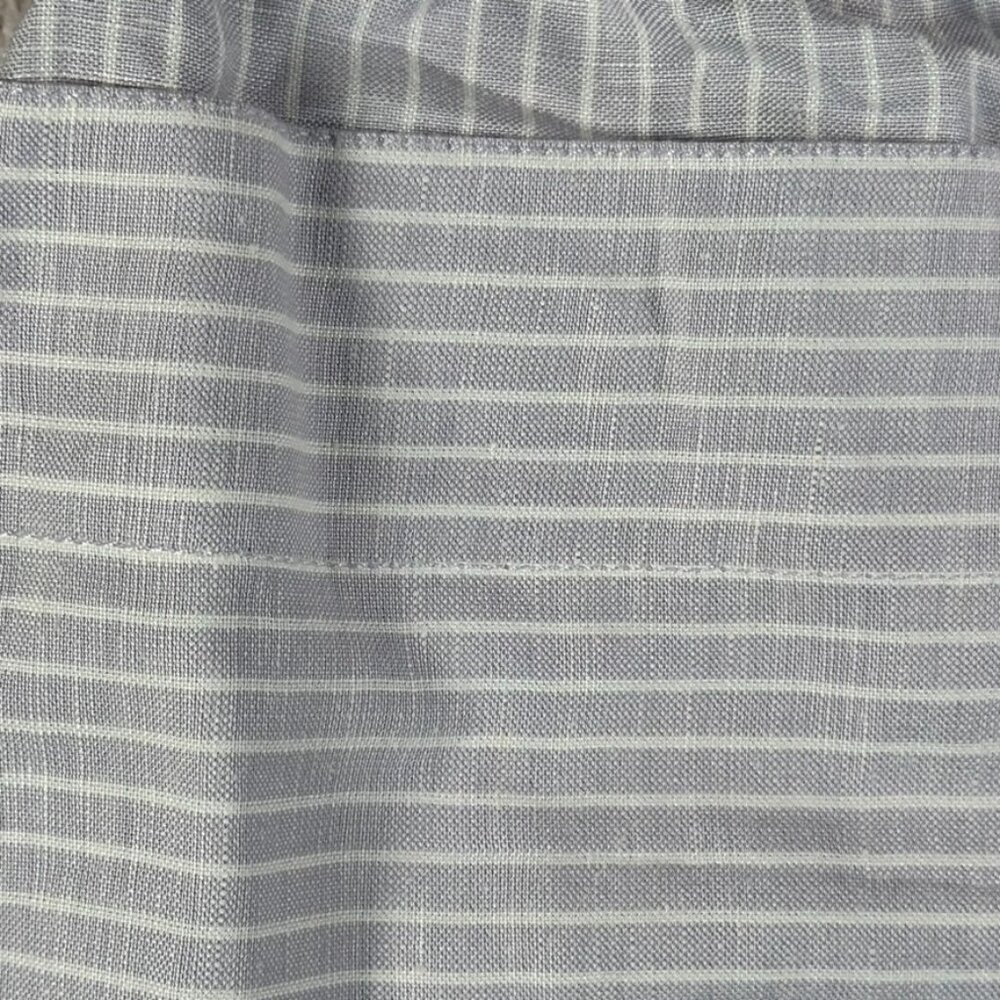 Madewell Womens Stripe-Play Drawstring Pull-On Paperbag Shorts XS Purple Wht NWT - Picture 5 of 11